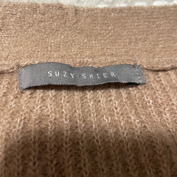 Suzy Shier Brown Button-Up Cardigan - Picture 3 of 3